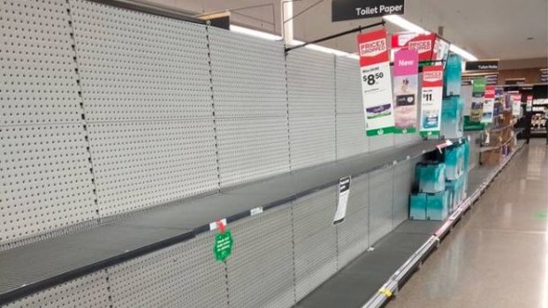 Shelves at some supermarkets were stripped bare on Tuesday after the South Australia COVID cluster grew.