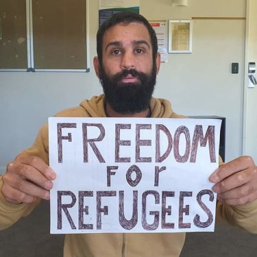 Amin Afravi is glad to be on Australian soil. But the toll is heavy.