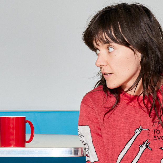 Courtney Barnett concedes there is an element of relief not having to write lyrics for her latest album.