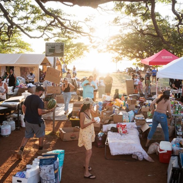 A volunteer run center in Napili-Honokowai, on the Hawaiian island of Maui.