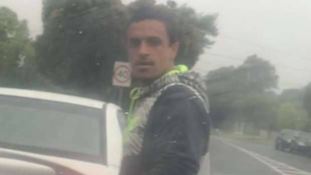 Police wish to speak to this man in relation to a road rage attack in Dandenong North. 
