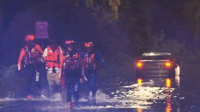 Flash floods and landslide in Sydney as wild weather hits