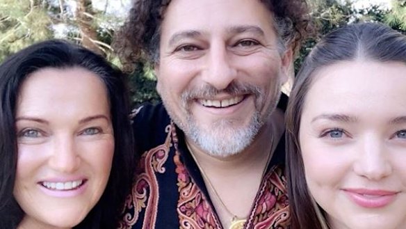 The trio during a wellness day.