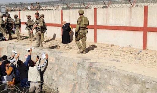 The situation just outside the airport is deteriorating. Afghans with Australian visas are being rejected at the gate.