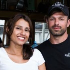 The Grounds’ director Ramzey Choker and Therese Moussa, creative developer and stylist.