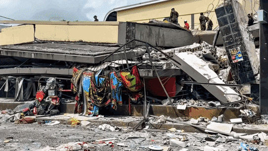 The earthquake caused a lot of damage.