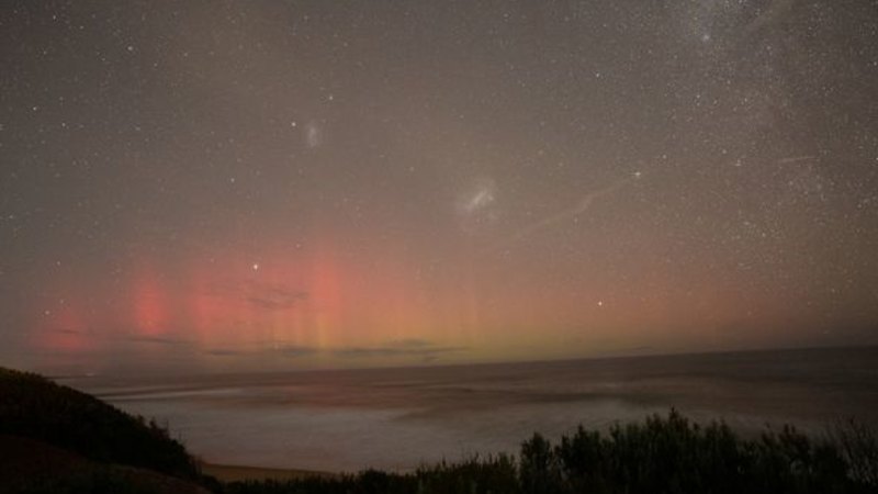 Dazzling aurora australis light show possible in Victoria tonight