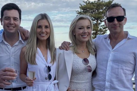 Chris and Hollie Nasser and Ellie and Charlie Aitken. As rumours of Charlie Aitken and Hollie Nasser’s relationship took off, Mr Nasser stepped off the board of AIM after five years as director and shareholder.