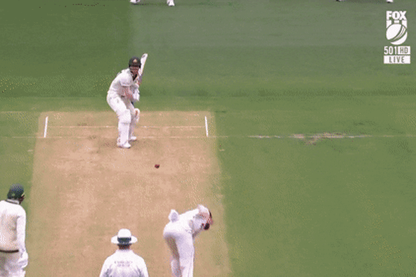Important moment: Abdullah Shafique drops an easy catch.