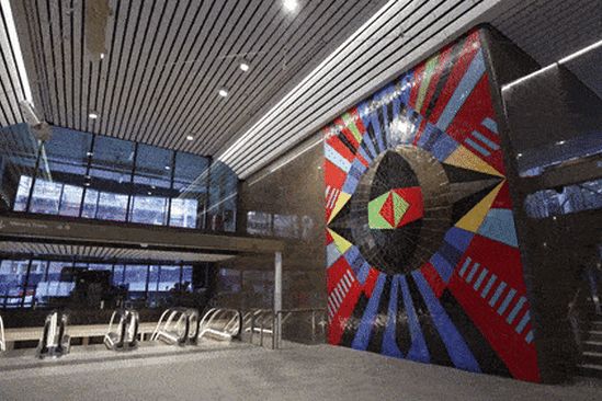 New Martin Place metro station.