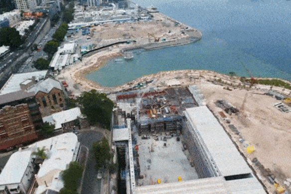 Barangaroo precinct development.