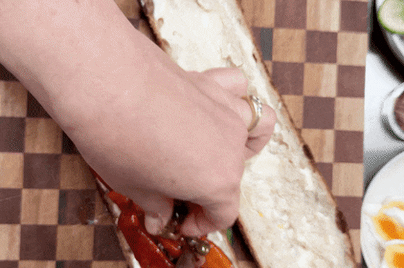 Danielle Alvarez’s pan bagnat recipe. 