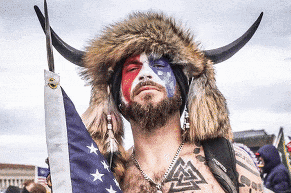 The QAnon Shaman, Donald Trump, and the US Supreme Court.