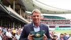 Shane Warne and his cap. 