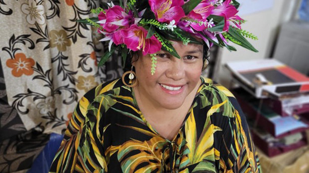 Fenuatapu Mesako, program officer with the Tuvalu Family Health Association.
