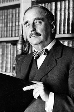 Science fiction writer H.G. Wells in 1935.