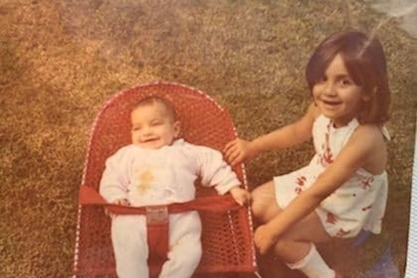 Lordy Ramadan and her sister Marina as children. 