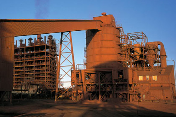 The nickel refinery outside Townsville.