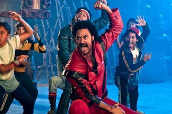 Taika Waititi as Alamein in Boy.