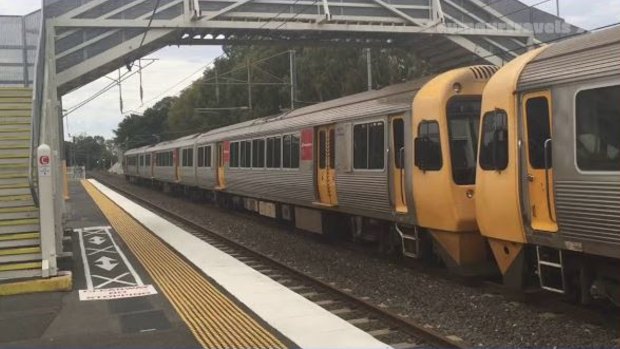 Lindum Train Station where Brisbane City Council and the Queensland Government disagree about plans to improve the rail crossing.