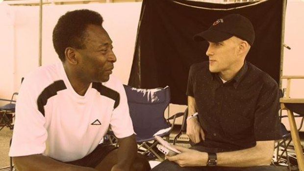 Grant Wahl interviews Pele for Sports Illustrated. 