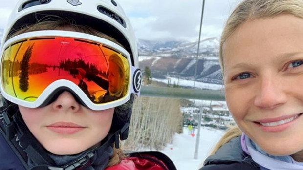 The post which saw Gwyneth Paltrow's teen   daughter object to her mother's decision to post it.