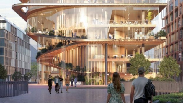 An impression of the technology and education park as shown in Silicon Highlands proposal.