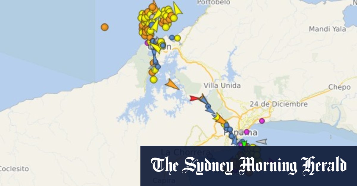 Panama Canal sees drought, low-water creating bottleneck of ships
