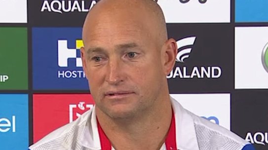Knights coach Nathan Brown will leave the club at the end of the season.
