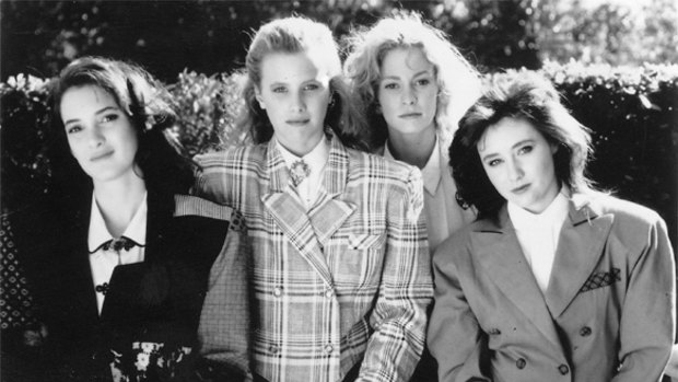 Winona Ryder, left, and her fellow Heathers.