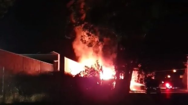 Five fire crews battled the blaze in Clontarf.