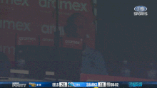 Craig Fitzgibbon unleashes his fury on a monitor. 
