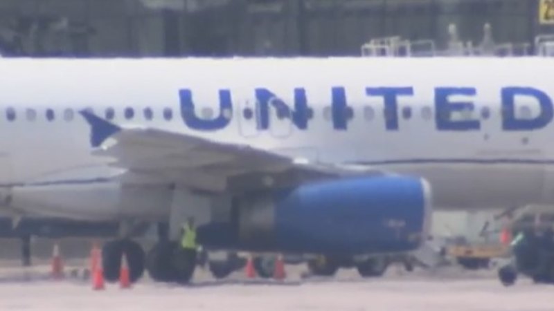 ‘Abnormal noise’: United Airlines jet turns back after engine piece falls off