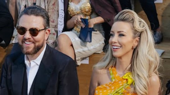 Melbourne’s James Kennedy wife Jaimee Belle Kennedy is a VIC guest at Dolce & Gabbana’s extravagant Alta Moda events.