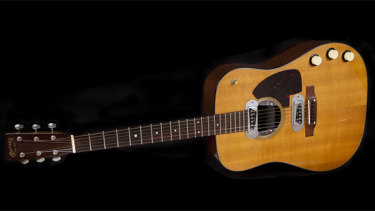 Cobain's 1959 Martin D-18E guitar, which sold for almost $9 million. 