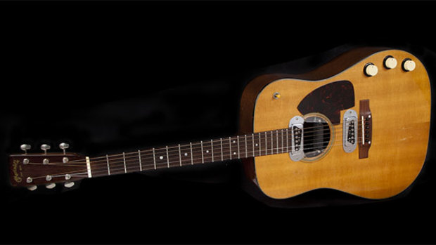 Cobain's 1959 Martin D-18E guitar is up for auction.