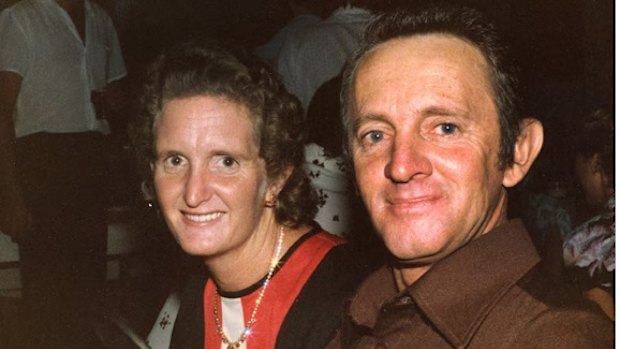 Taxi driver Bryan Hodgkinson with his wife Elaine.