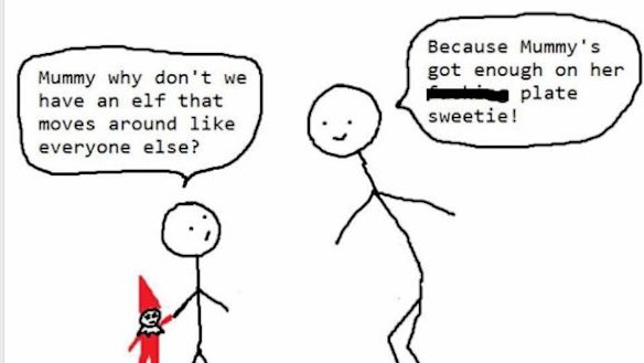 I've been tagged in this cartoon many times.