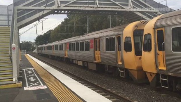 Lindum Train Station near Wynnum where a fatal accident has happened on Tuesday afternoon.