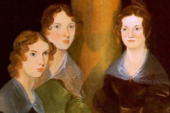 The only known contemporary portrait of the Bronte sisters was painted by their brother Branwell, circa 1834.
