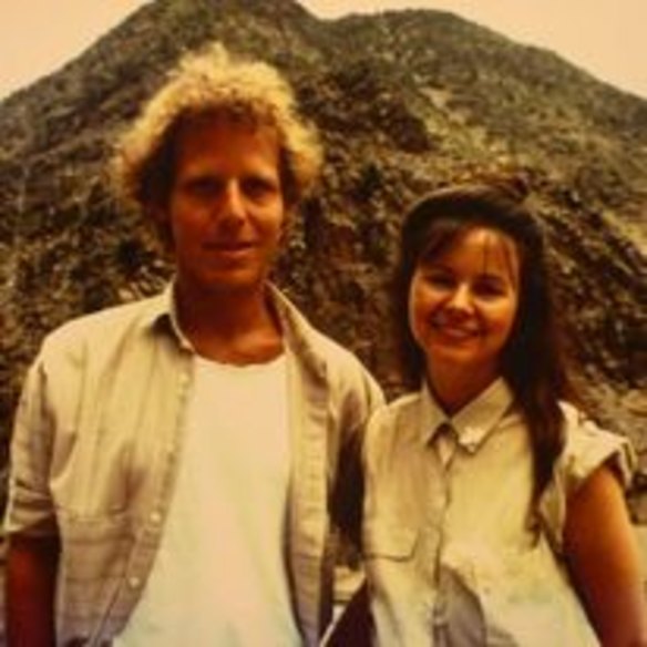 Tony and Geraldine in their early days. After he died, Geraldine said she had “not allowed myself the wild wideness of an elaborate, florid, demonstrative grief”.