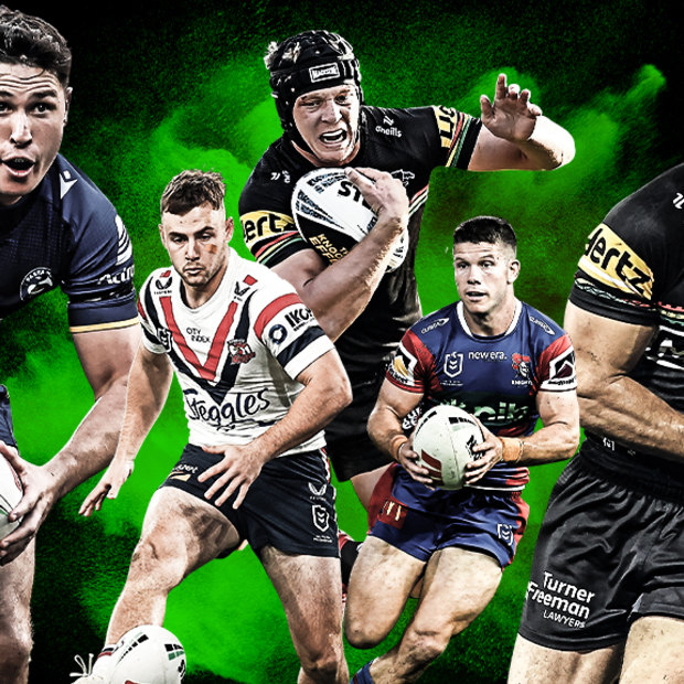 Mitchell Moses, Sandon Smith, Brad Schneider, Jack Cogger and Nathan Cleary.