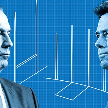 Peter V'landys is taking a different approach with the NRL than Gillon McLachlan is with the AFL.