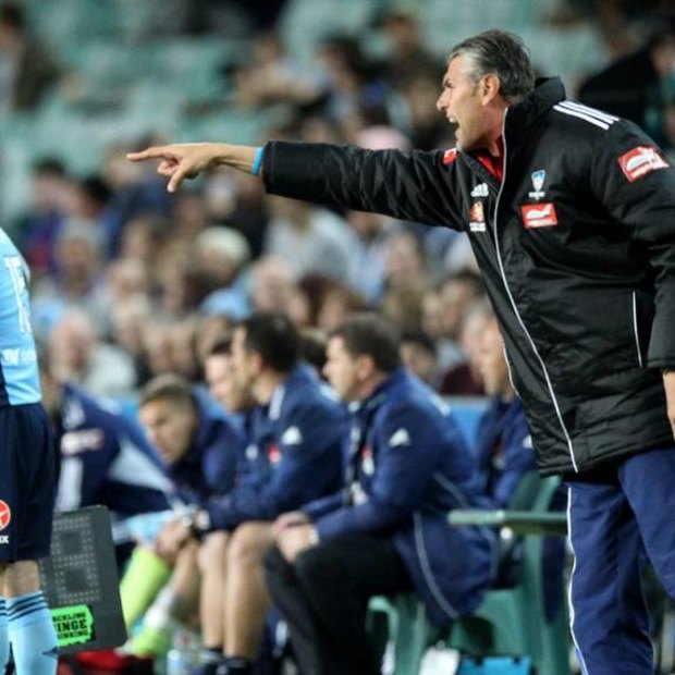 Zeljko Kalac during his days as goalkeeper coach at Sydney FC.