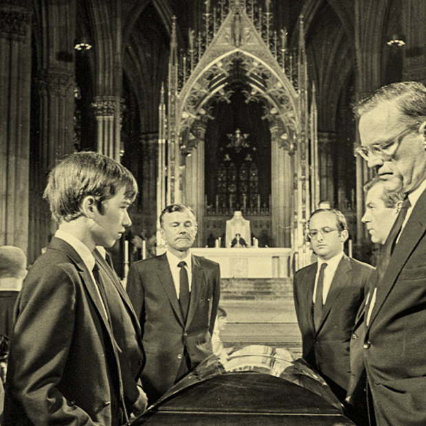 Robert F. Kennedy Jr. was a pallbearer at the New York funeral of his father in 1968. 