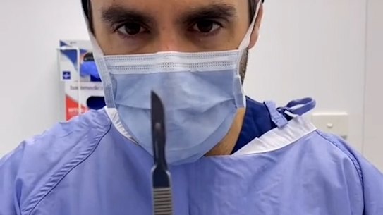 Dr Daniel Aronov was hugely popular on TikTok before his videos were removed.