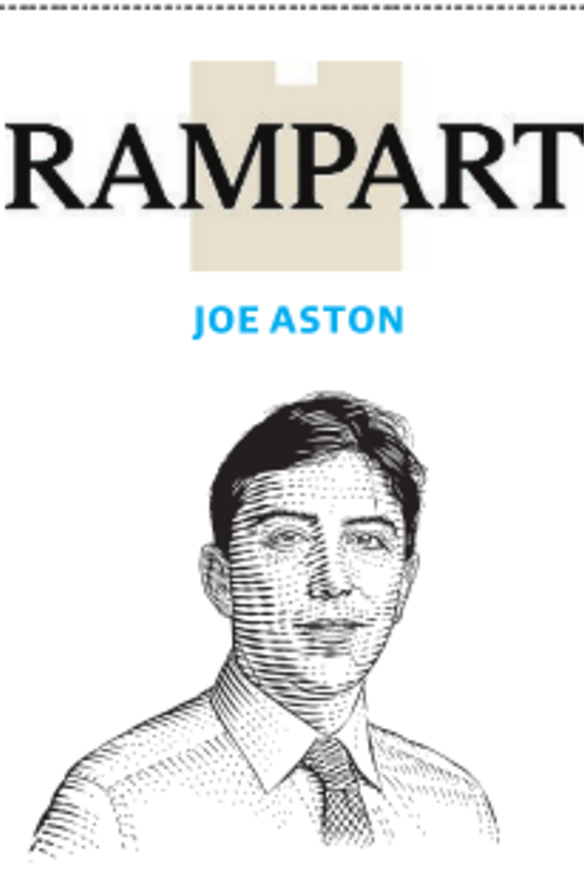 Aston’s Rampart logo was splashed across the Weekend Fin’s back page regularly.