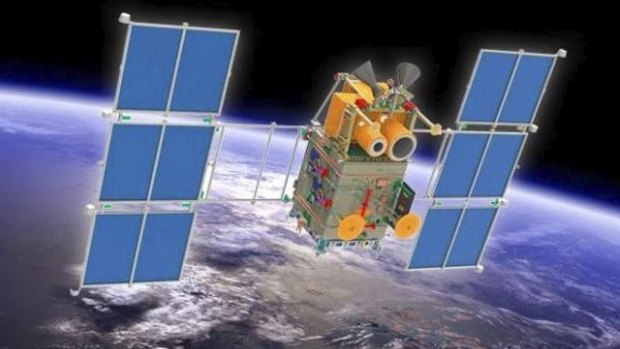 The Russian Kanopus-V satellite.