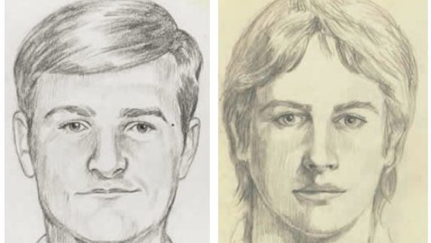 Police sketches of the Golden State Killer.