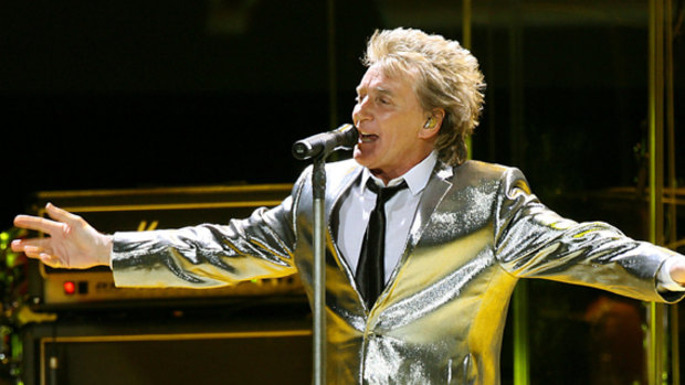 Rod Stewart at the Rod Laver in 2007.